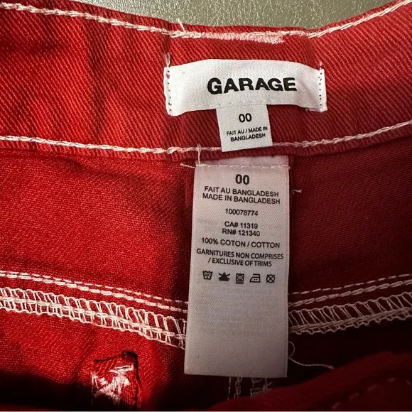 Garage womens navy cargo pants size 00 - Picture 6 of 9